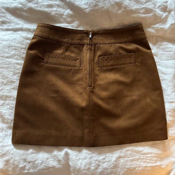 H&M Rich Brown Suede Mini Skirt - Picture 6 of 7